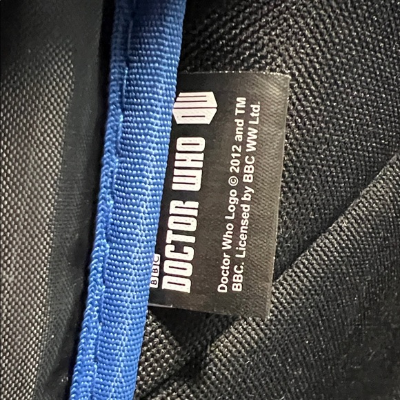 Hot Topic Blue Tardis Police Box Backpack Dr Who - Picture 4 of 7